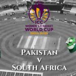 World Cup: Pakistan v South Africa World Cup: Pakistan v South Africa