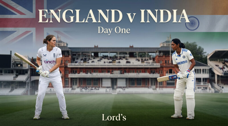 Lord’s Test: Day One